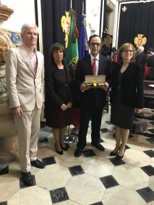 Membros do Conselho de Administração da FEQ, presentes na cerimónia