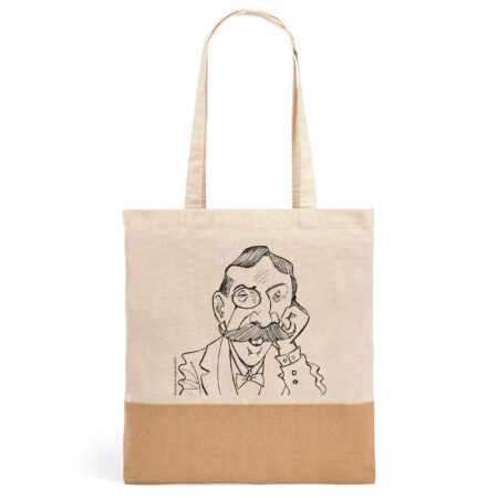 Saco de algodão com juta