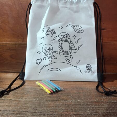 Mochila Infantil para Colorir
